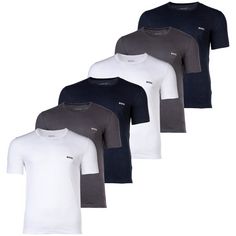 Boss T-Shirt T-Shirt Herren Blau/Grau/Weiß