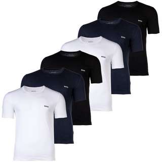 Boss T-Shirt T-Shirt Herren Schwarz/Blau/Weiß