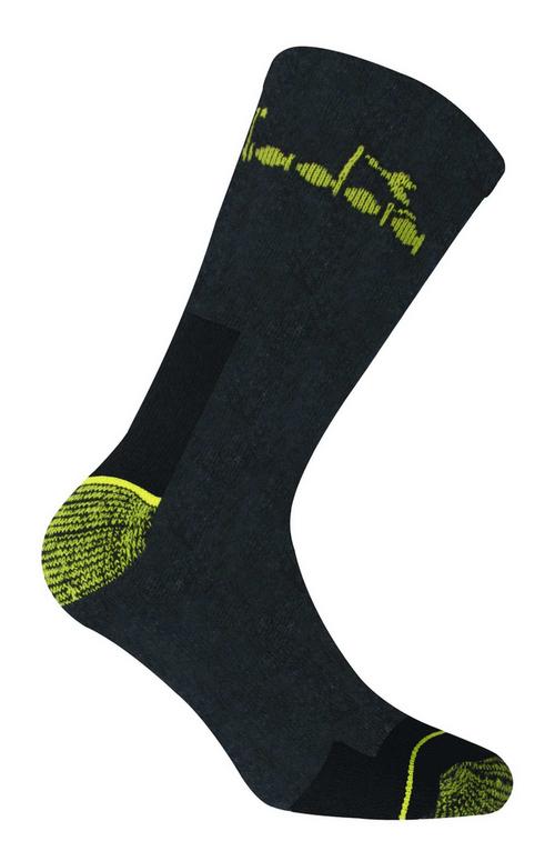 Rückansicht von Diadora Socken Socken Schwarz/Anthrazit