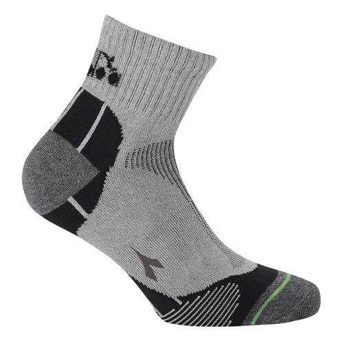 Rückansicht von Diadora Socken Socken Hellgrau