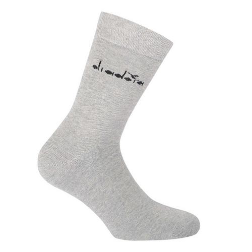 Rückansicht von Diadora Socken Socken Schwarz/Hellgrau