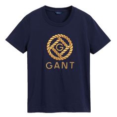 GANT T-Shirt T-Shirt Damen Blau