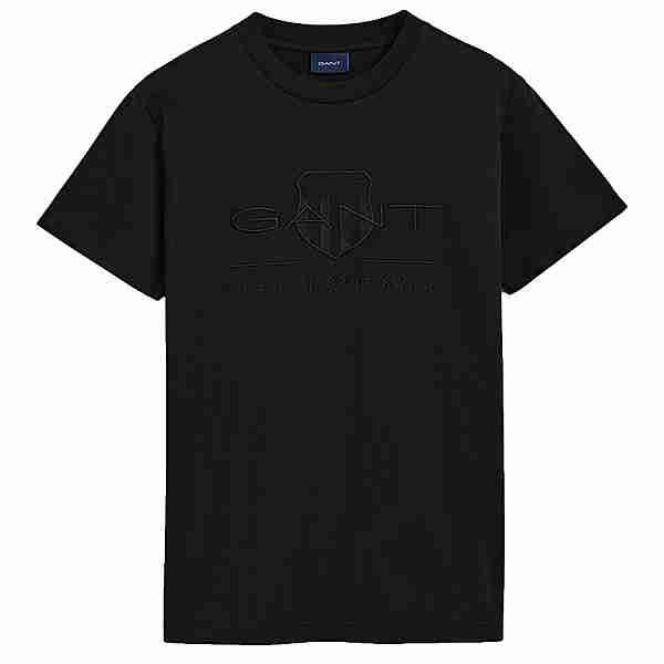 GANT T-Shirt T-Shirt Herren Schwarz