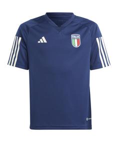 adidas Italien Pro Trainingsshirt Kids Fanshirt Kinder blau