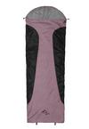 normani Outdoor Sports Runty Kunstfaserschlafsack - Rosa/Schwarz