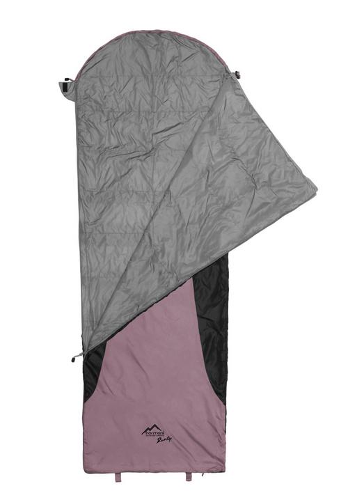 Rückansicht von normani Outdoor Sports Runty Kunstfaserschlafsack Rosa/Schwarz