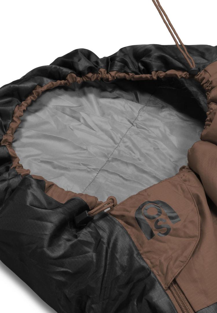 normani Outdoor Sports normani Outdoor Sports Runty Kunstfaserschlafsack - Braun/Schwarz - 2 | SportScheck