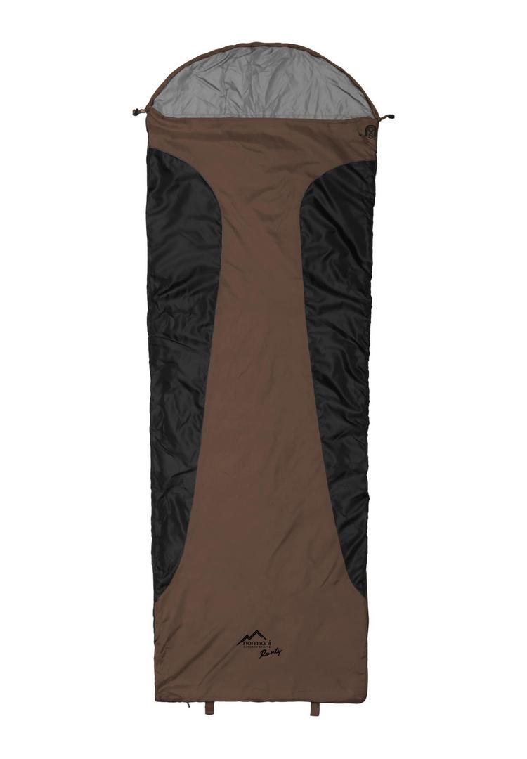 normani Outdoor Sports normani Outdoor Sports Runty Kunstfaserschlafsack - Braun/Schwarz - 0 | SportScheck