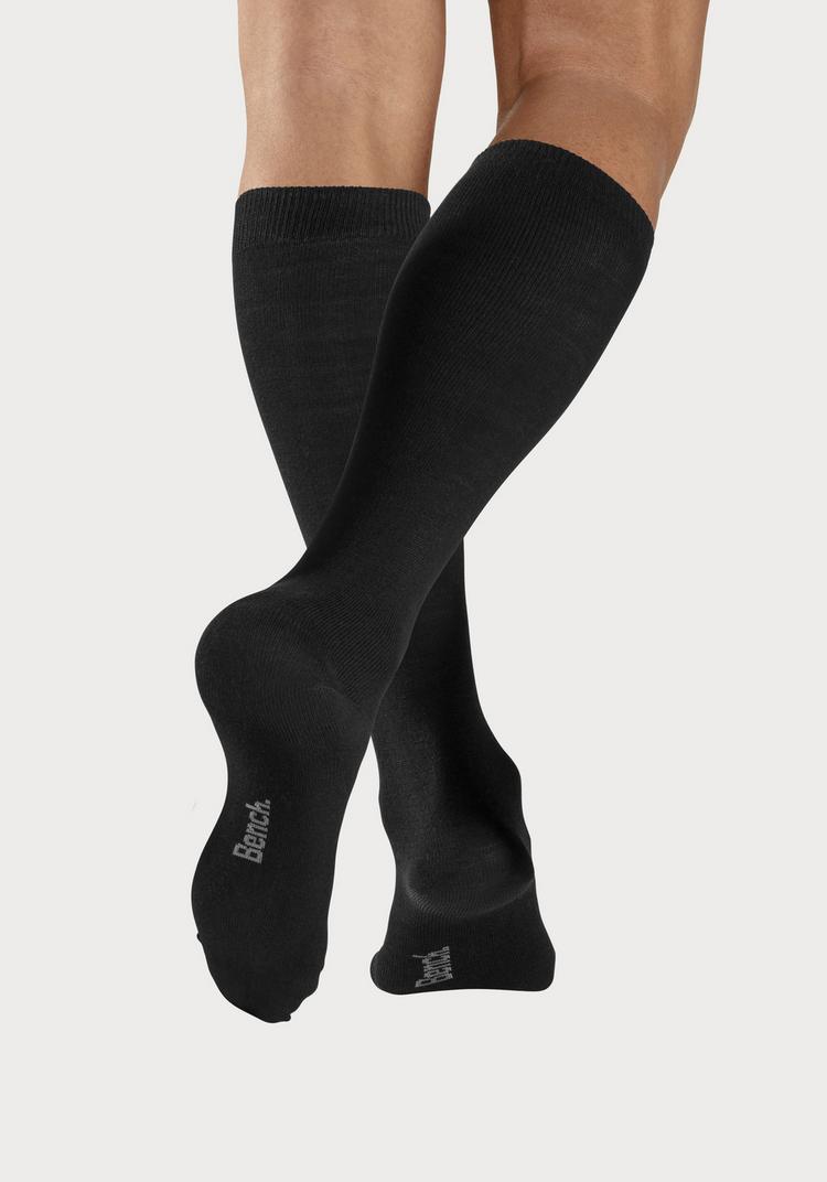 Bench Bench Kniestr&uuml;mpfe Socken Herren - schwarz - 1 | SportScheck