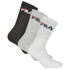 FILA Socken Freizeitsocken Classic Mix (Schwarz; Weiß; Grau)