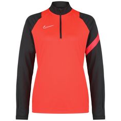 Nike Academy Pro Funktionssweatshirt Damen neonrot / anthrazit