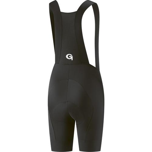 Rückansicht von Gonso Bike Sqlab GO Bib Fahrradshorts Damen Schwarz