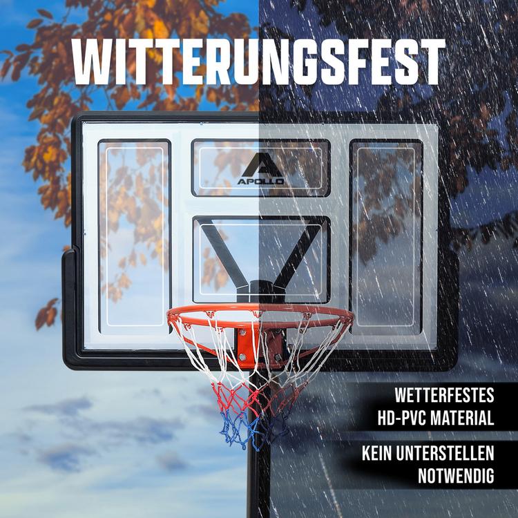 Apollo Apollo Outdoor Korb Set mit St&auml;nder Zubeh&ouml;r - schwarz-wei&szlig; - 3 | SportScheck