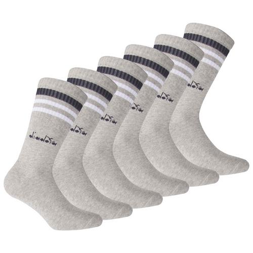 Rückansicht von Diadora Socken Freizeitsocken Grau