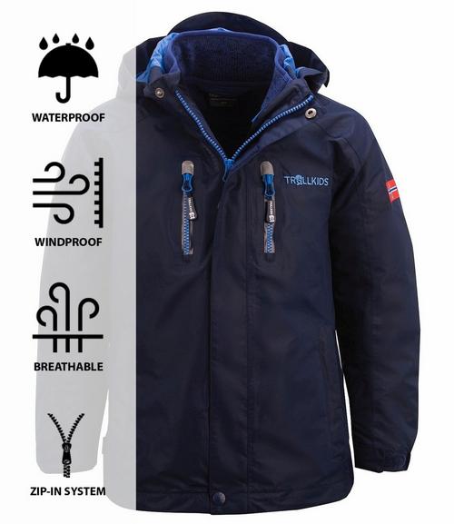 Trollkids Lofoten Doppeljacke Kinder