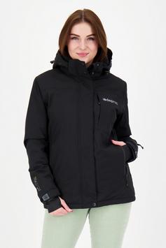 Rückansicht von DEPROC active MONTREAL WOMEN Winterjacke Damen black