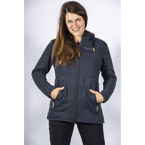 Rückansicht von Maul Sport Wilde Kaiserin Fleecejacke Damen Schwarz