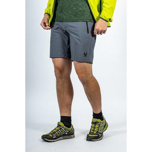 Rückansicht von Maul Sport Glishorn Funktionsshorts Herren Hellgrau