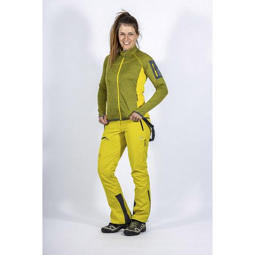 Rückansicht von Maul Sport Liskamm Skijacke Damen Gelb