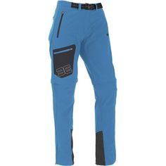 Maul Sport T-Zip Oakville mit Logo Trekkinghose Damen Royal Blau