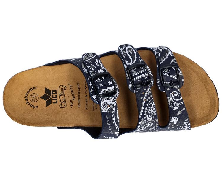 LICO LICO Pantolette Sandalen Damen - marine/weiss - 1 | SportScheck