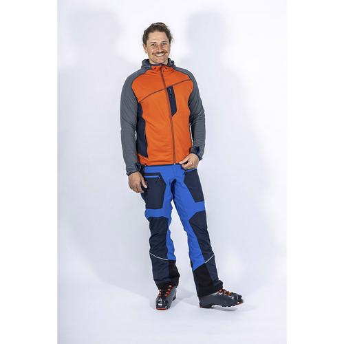 Rückansicht von Maul Sport Pamir Alpin Skitourenhose Herren Rauchblau