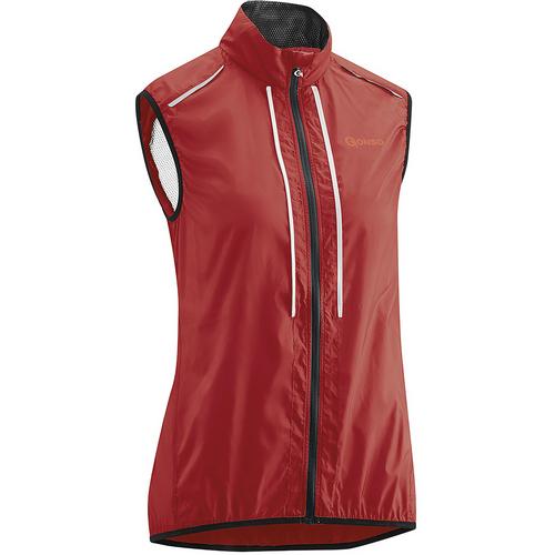 Rückansicht von Gonso Bernira Fahrradjacke Damen Rot