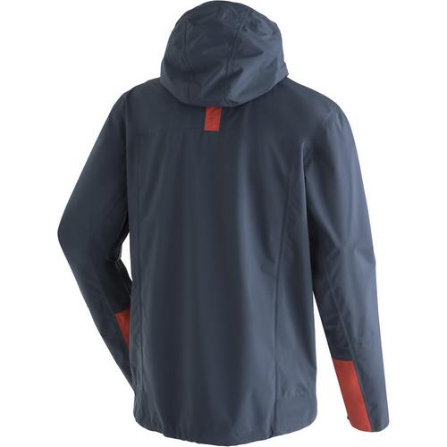 Rückansicht von Maier Sports Twann Outdoorjacke Herren Dunkelgrau