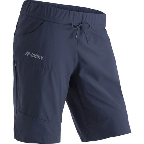 Rückansicht von Maier Sports Fortunit Funktionsshorts Damen Marine