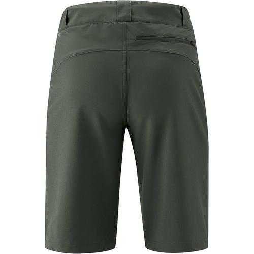 Rückansicht von Maier Sports Latit Funktionsshorts Damen Anthrazit