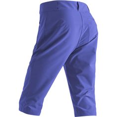 Rückansicht von Maier Sports Latit Trekkinghose Damen Royal Blau