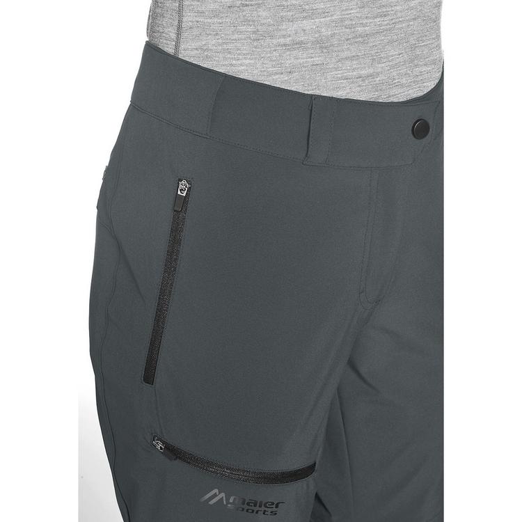 Maier Sports Maier Sports Latit Zip Trekkinghose Damen - Anthrazit - 3 | SportScheck