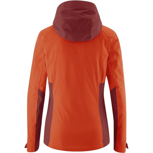 Rückansicht von Maier Sports Jauk Softshelljacke Damen Fire Red