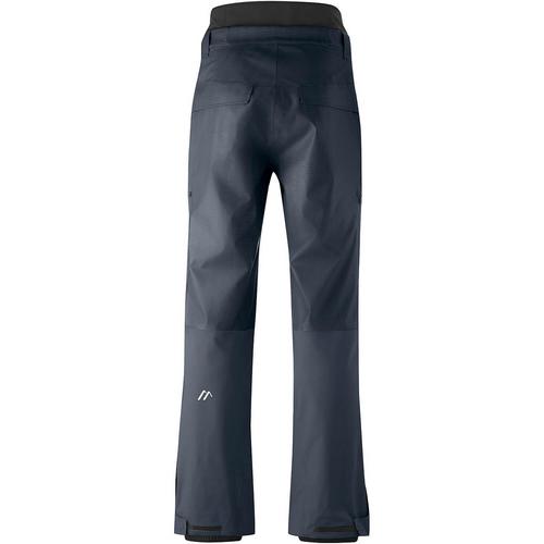 Rückansicht von Maier Sports Mattun P3 Skihose Herren Rauchblau