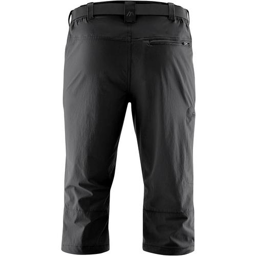 Rückansicht von Maier Sports Jennisei Funktionsshorts Herren Schwarz