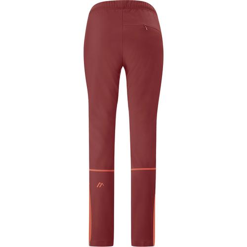 Rückansicht von Maier Sports Telfs CC Tights Damen Fire Red