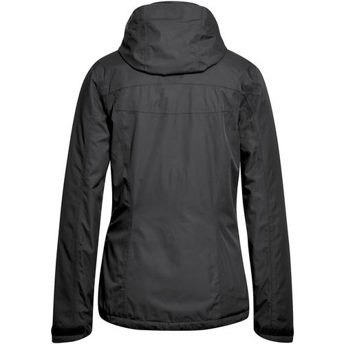 Rückansicht von Maier Sports Metor Therm Softshelljacke Damen Schwarz