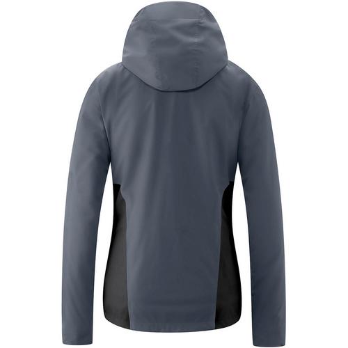 Rückansicht von Maier Sports Gregale DJ Doppeljacke Damen Rauchblau