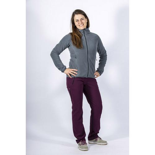 Rückansicht von Maul Sport Klosters Softshellhose Damen Flieder