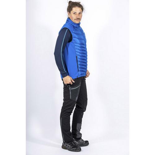 Rückansicht von Maul Sport Brunnenkopf Outdoorweste Herren Rauchblau