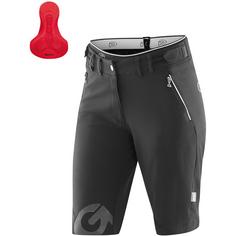 Gonso MTB Sitivo Red Fahrradshorts Damen Schwarz