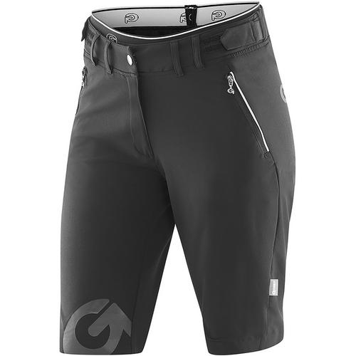 Rückansicht von Gonso MTB Sitivo Red Fahrradshorts Damen Schwarz