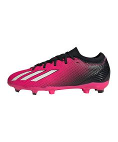 adidas X Speedportal.3 FG Pearlized Kids Fußballschuhe Kinder pinkschwarzweiss