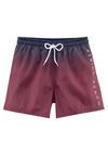 VENICE BEACH Badeshorts Badehose Herren - blau - bordeaux