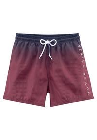 VENICE BEACH Badeshorts Badehose Herren - blau - bordeaux