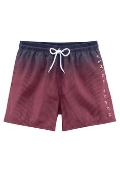 VENICE BEACH Badeshorts Badeshorts Herren blau bordeaux