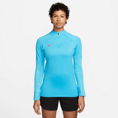 Nike Dri-FIT Strike Sweatshirt Damen blau