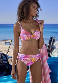 Rückansicht von sunseeker Bikini-Hose Bikini Hose Damen lila-orange