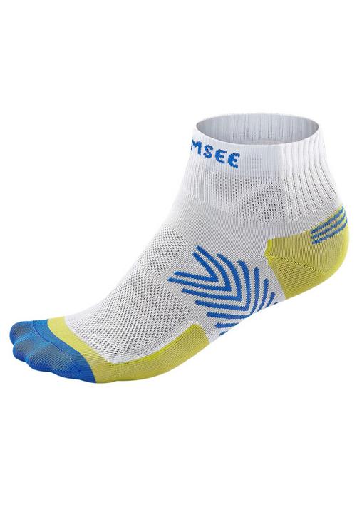Rückansicht von Chiemsee Funktionssocken Freizeitsocken weiß