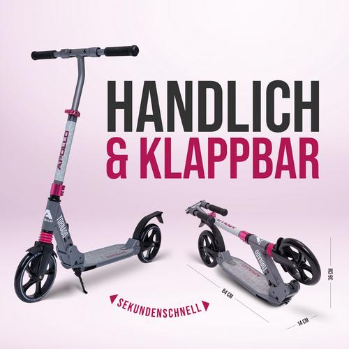 Rückansicht von Apollo Tornado Scooter berry